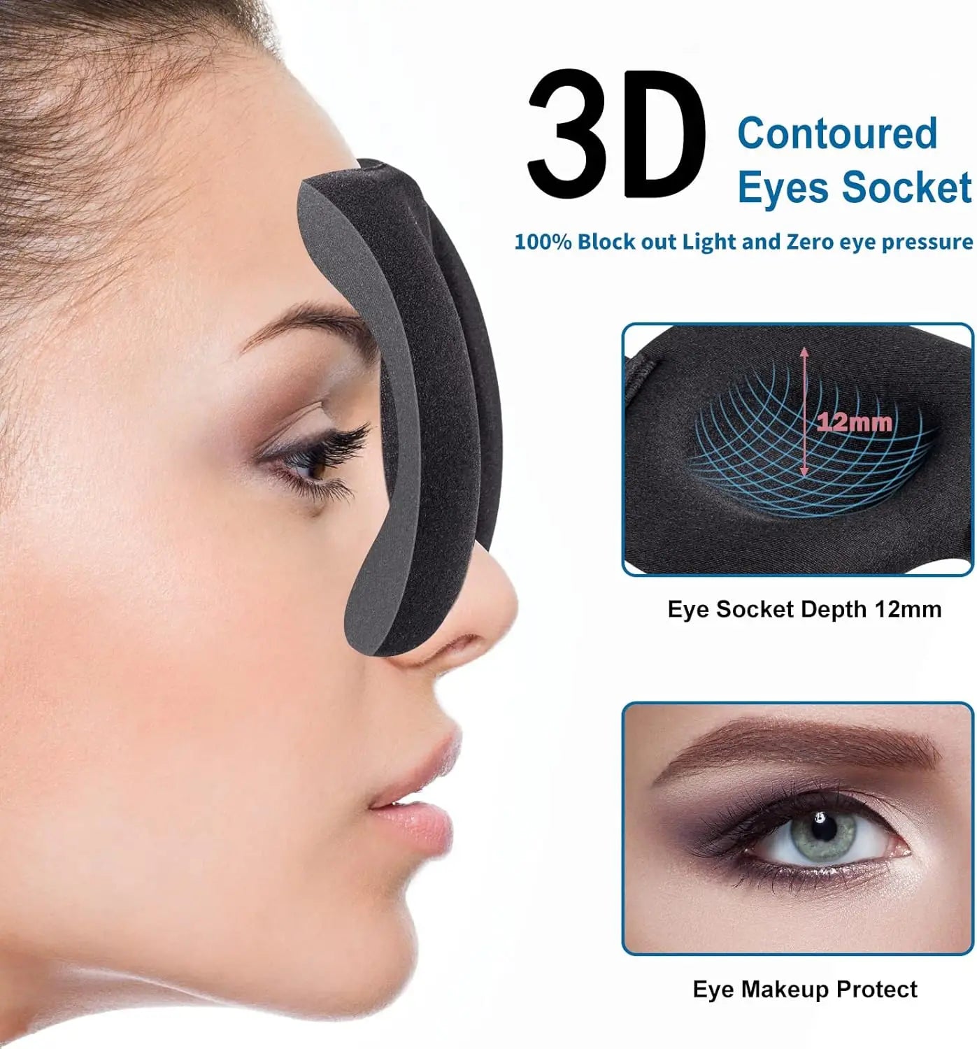 Luxury Black Out Eye Mask